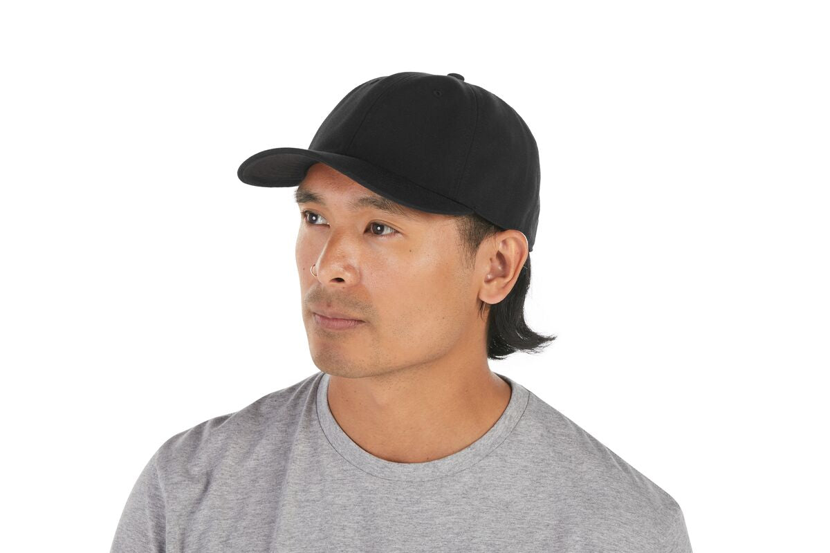 father-s-day-2026-dad-hat-j1 WebPDP-HAT004002_Recycled_Poly_Dad_Hat_Black_Studio_Harper_Studios_0723_Side__HAT004002OS.jpg