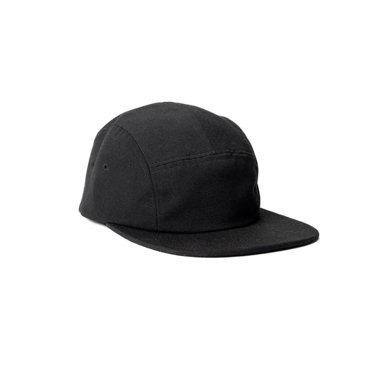recycled-poly-flat-brim-5-panel-hat-t6 Web_PDP-FlatBrim5PanelHat_Studio_Front_Black.jpg